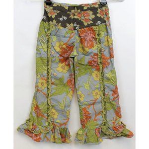 Matilda Jane Kids Girls Sz 6 Fall 2010 Field Trip Samantha Ruffles Floral Pants